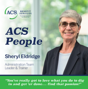 ACS People - Sheryl Eldridge - Administration Team Leader & Trainer
