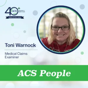 Toni Warnock - Medical Claims Examiner