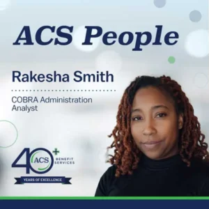 Rakesha-Spotlight ACS People Rakesha Smith Cobra Administration Analyst